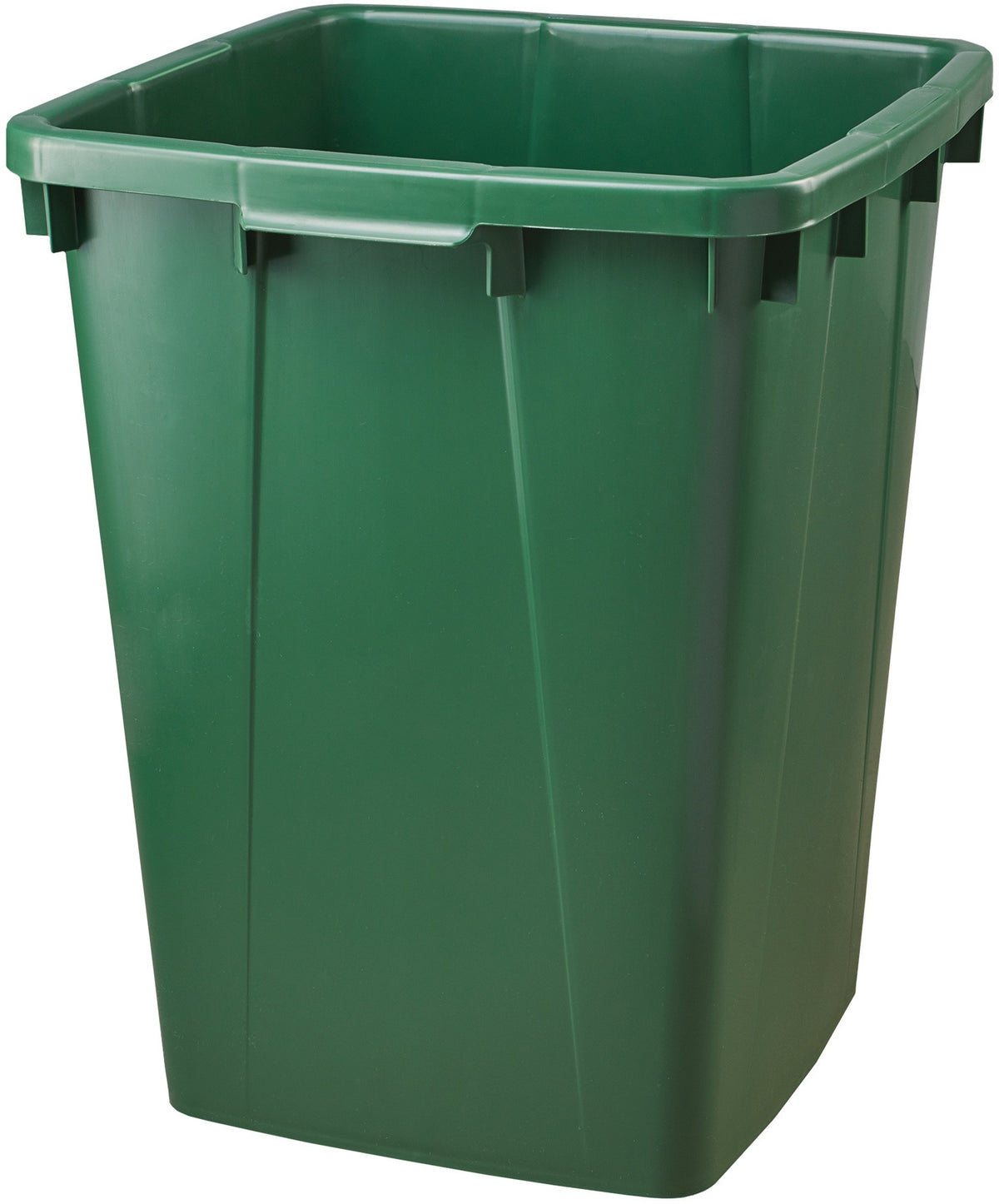 GRAF Abfall- und Wertstoffsammler 90 l – PE grau, H600 x B485 x T510 mm