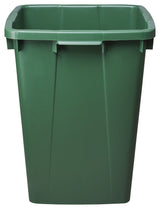 GRAF Abfall- und Wertstoffsammler 90 l – PE grau, H600 x B485 x T510 mm