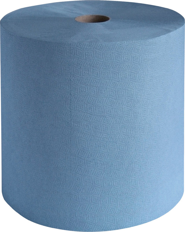 Putztuchrolle profix® durex plus 380 mm x 360 mm blau, 3-lagig, perforiert