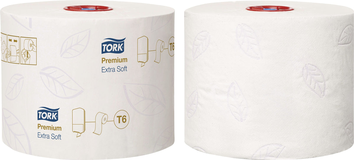 TORK 127510 T6 Premium Toilettenpapier, 3-lagig, 27 Rollen, extra weich