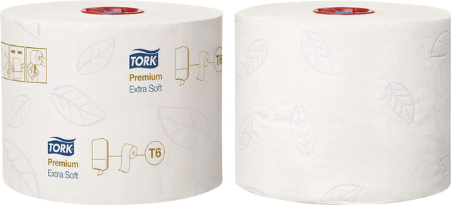TORK 127510 T6 Premium Toilettenpapier, 3-lagig, 27 Rollen, extra weich