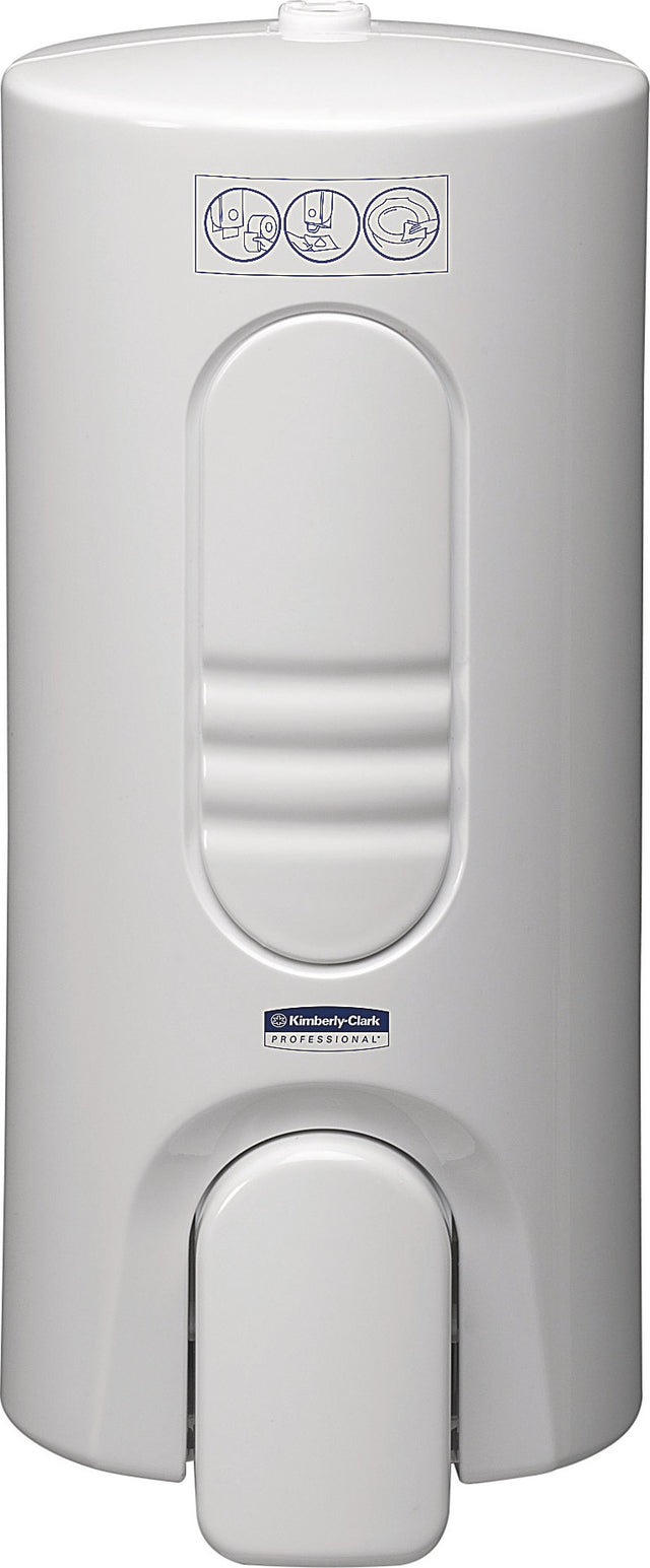 FAMPRO Spender 7135 für Toilettensitzreiniger, weiß, 400 ml, Kunststoff