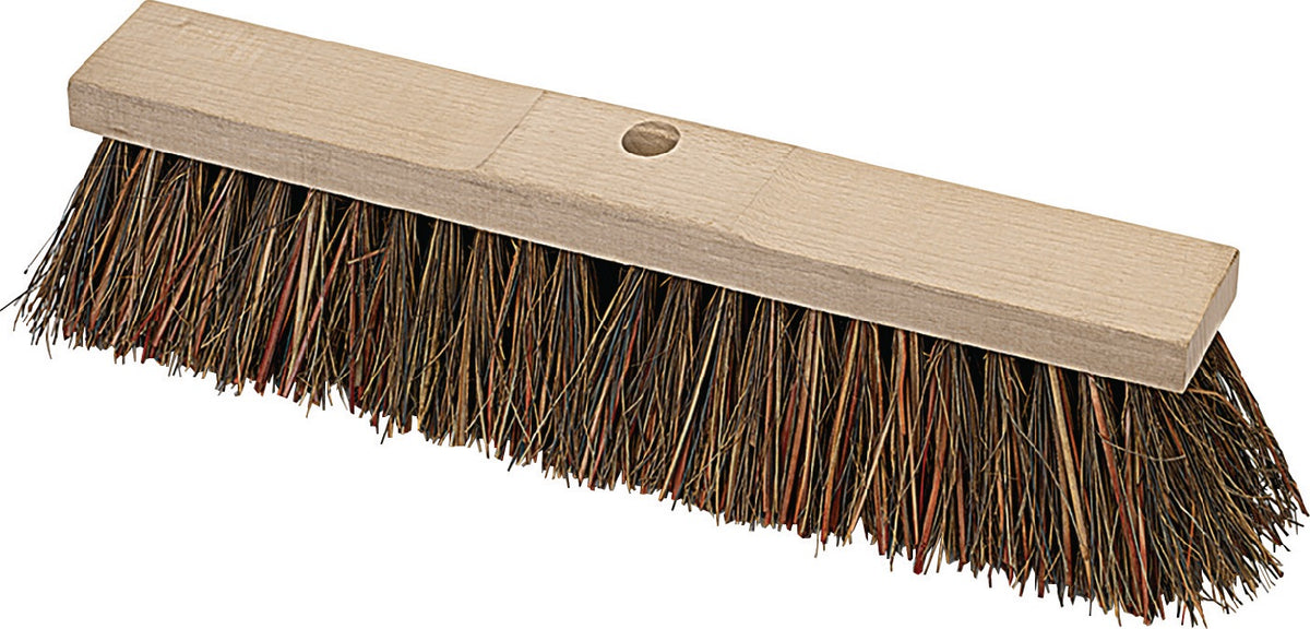 Nölle Profi Brush Straßenbesen Piassava 400 mm mit Stielloch Flachholz