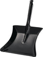 Kehrschaufel mit Düllgriff von Albert Turk – Metall, schwarz lackiert, 230 x 260 mm, 10er-Pack