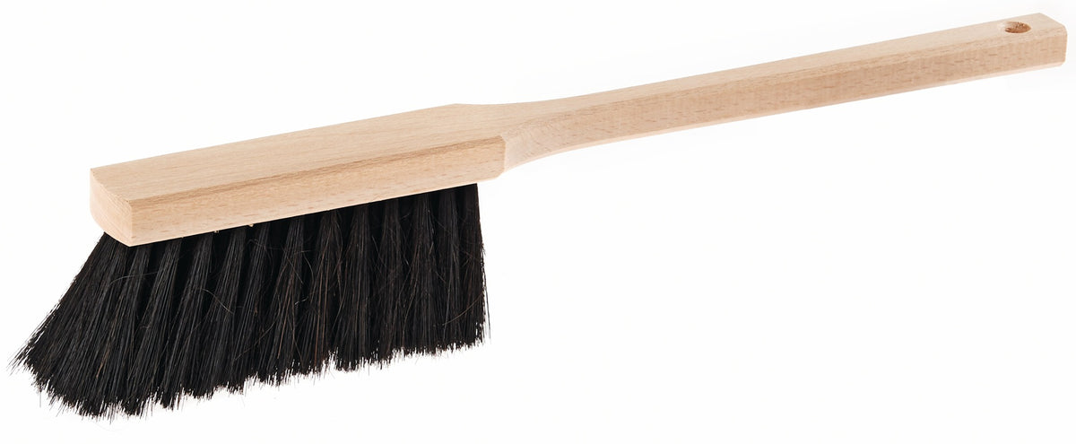 Handfeger Rosshaar 280 mm mit Holzrücken von Sorex – staubbindend