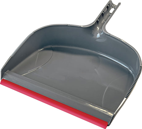 PEGGY PERFECT Kehrschaufel MEGA mit Lippe, Kunststoff grau, 330 x 400 mm