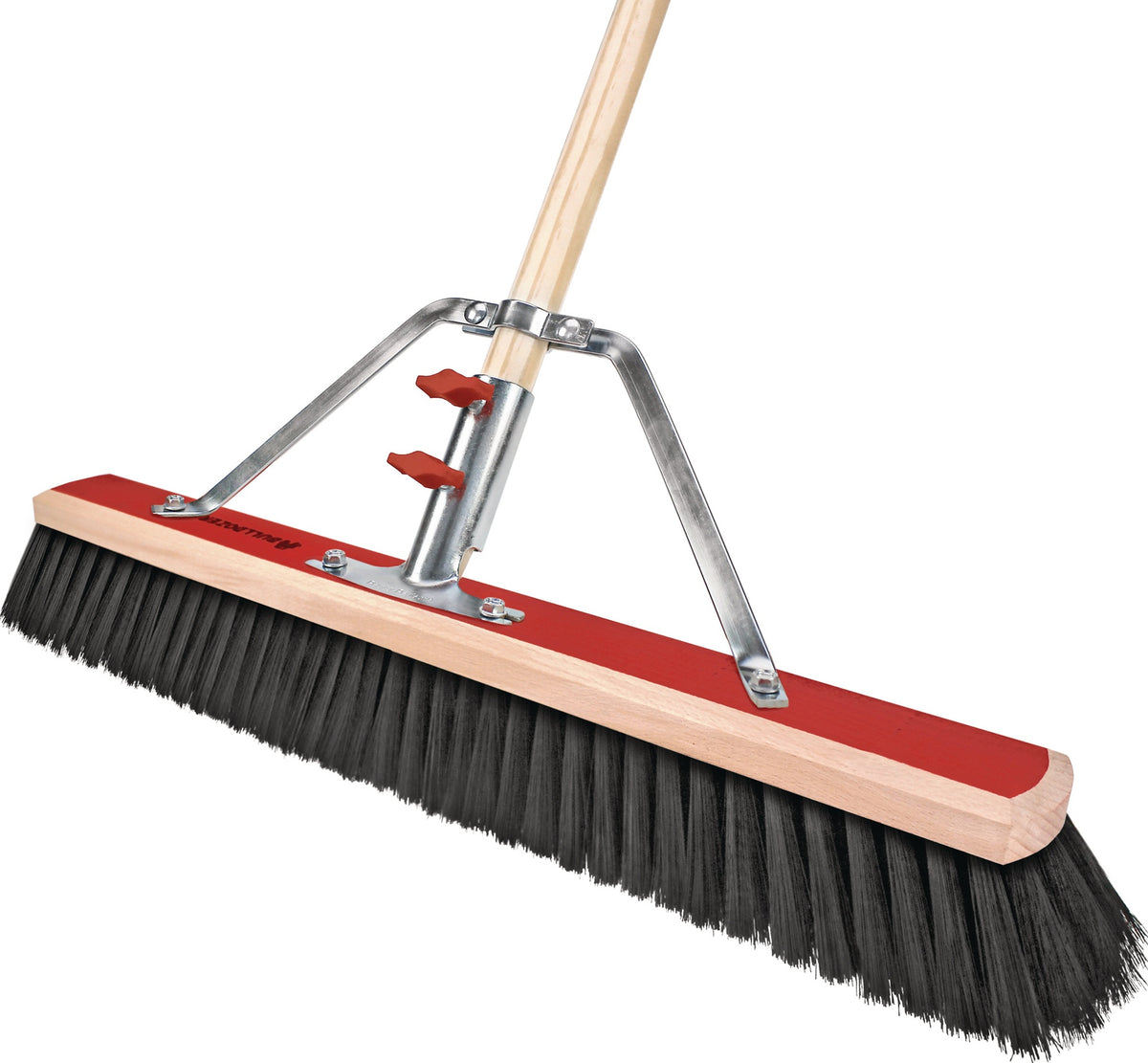PEGGY PERFECT Saalbesen Bulldozer 2 Zonen Haarmischung 500 mm mit Metallstielhalter