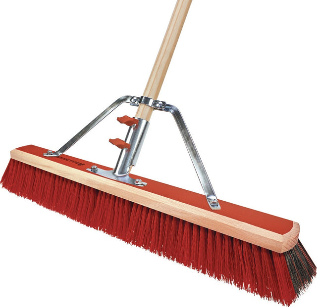 PEGGY PERFECT Saalbesen Bulldozer PET+Supermix 500 mm – Schiebeseite 1 Reihe für Außenbereich