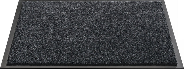 HAMAT Fußmatte Objektqualität anthrazit 600x800 mm – Schwer entflammbar, 9 mm, Polyamid