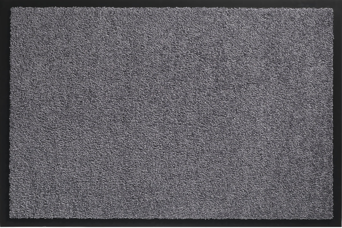 HAMAT Fußmatte waschbar schwarz PA 600x900 mm – rutschfester Vinylrücken für Innenbereiche