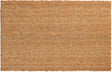 HAMAT Fußmatte natur Kokos 600x400x24 mm – Rutschfeste Schmutzfangmatte für den Innenbereich