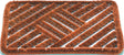 HAMAT Fußmatte Kokosbürsten natur Kokos/Stahl 390x590 mm – 30 mm stark