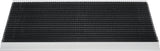 HAMAT Fußmatte Alu-Anlaufkante schwarz/silber PP/Alu 500x800x22 mm für den Außenbereich