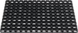 HAMAT B. V. Fußmatte offene Ringe schwarz Gummi 400x600x22 mm für den Außenbereich