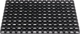 HAMAT B. V. Fußmatte offene Ringe schwarz Gummi 400x600x22 mm für den Außenbereich