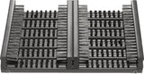 HAMAT Fußmatte schwarz 100% Polypropylen mit Reinigungsbürsten 290x390x55 mm