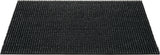 HAMAT Fußmatte Schwarz 100% PE 600x400x12 mm mit Reinigungsbürsten