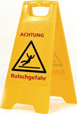 SPRINTUS Warnschild Achtung Rutschgefahr Piktogramm B 300 x H 570 mm zusammenklappbar