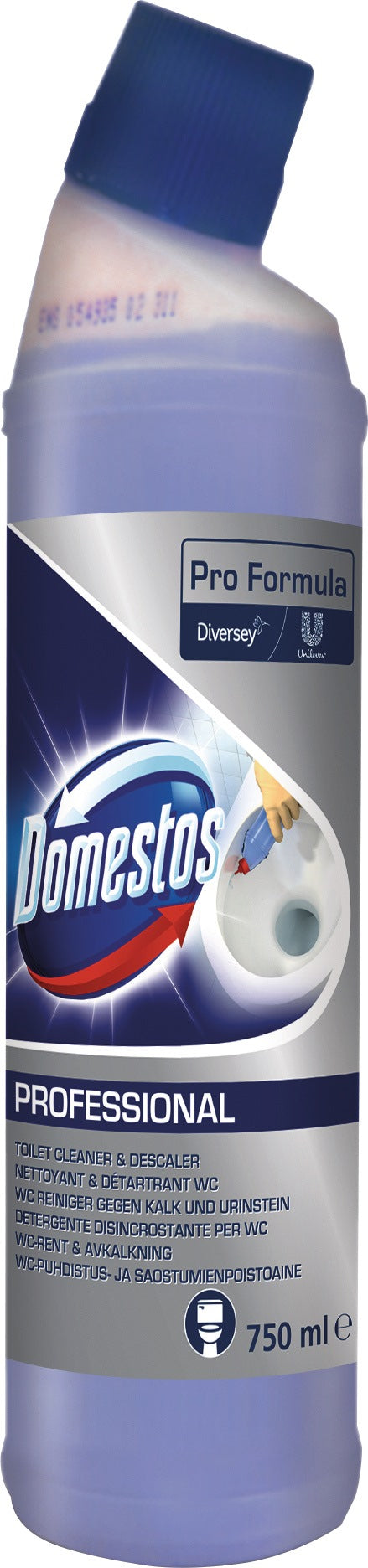 DOMESTOS WC Reiniger & Entkalker Professional 750 ml Flasche