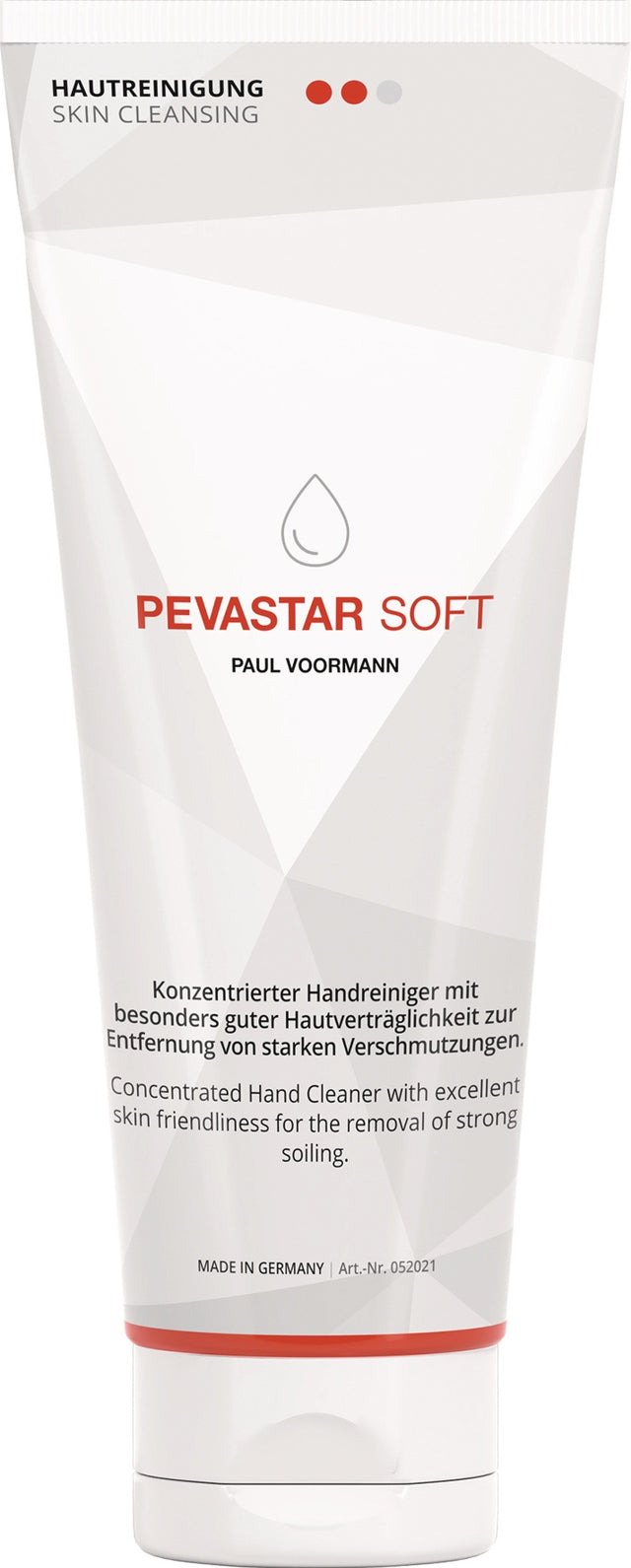 PAUL VOORMANN Handreinigung PEVASTAR SOFT 250 ml Tube – silikon- und lösemittelfrei