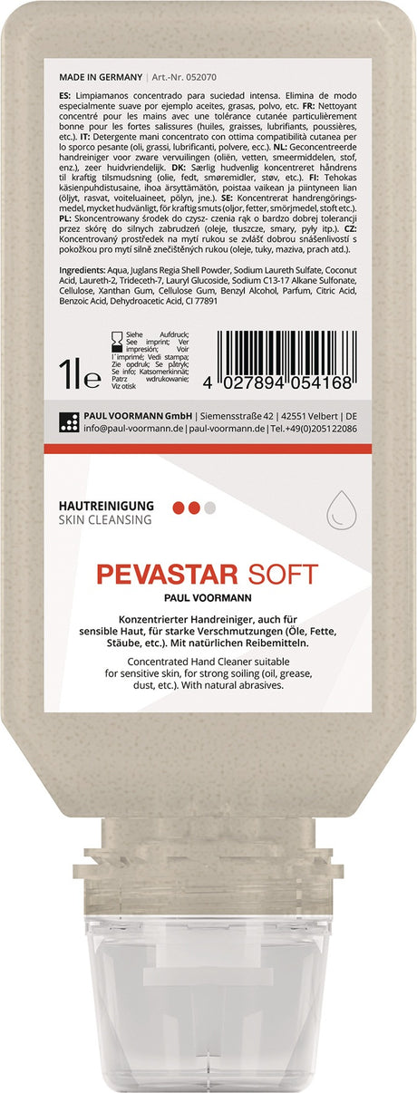 PAUL VOORMANN Handreinigung PEVASTAR SOFT 250 ml Tube – silikon- und lösemittelfrei