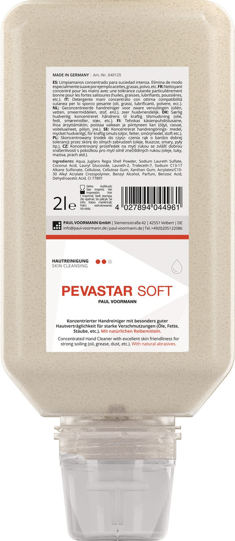 PAUL VOORMANN Handreinigung PEVASTAR SOFT 250 ml Tube – silikon- und lösemittelfrei