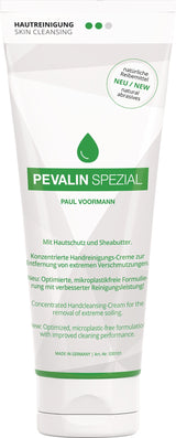Handreinigungscreme PEVALIN SPEZIAL 250 ml von PAUL VOORMANN – rückfettend, mikroplastikfrei