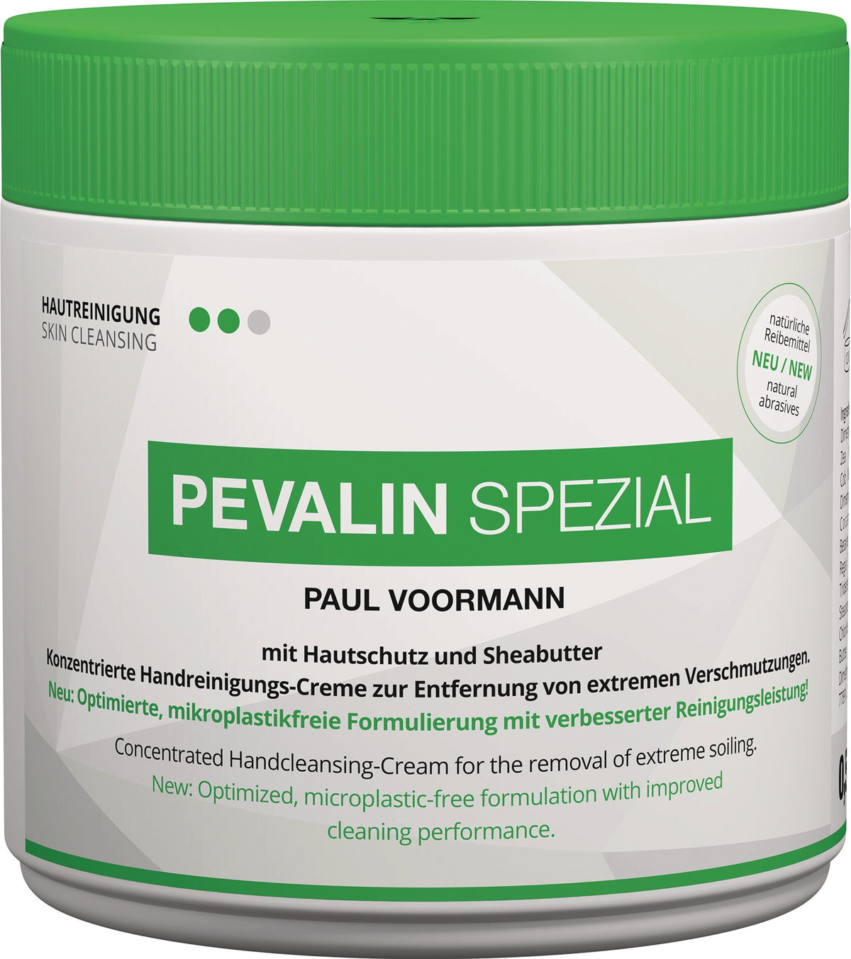 Handreinigungscreme PEVALIN SPEZIAL 250 ml von PAUL VOORMANN – rückfettend, mikroplastikfrei
