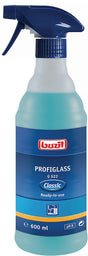 BUZIL Profiglass G 522 Glasreiniger 600 ml Sprühflasche – streifenfrei für Glas, Spiegel & Kfz-Scheiben