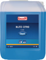 BUZIL Alkoholreiniger Blitz Citro G 481 1l Flasche – 12er Pack – Schnell trocknender Citrus-Reiniger