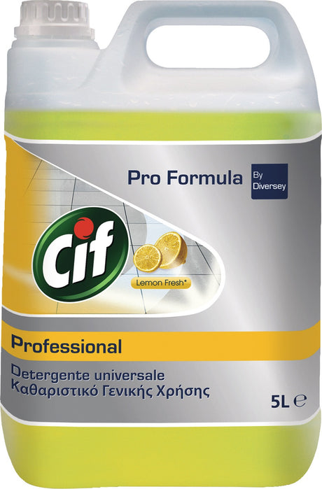 CIF Allzweckreiniger Prof. Lemon-Fresh 5 l Kanister – Kraftvoll gegen Schmutz und Fett