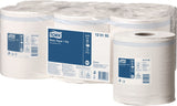 TORK 101240 Handtuchrolle 2-lagig perforiert weiß 6 Rollen Tissue Innenabrollung