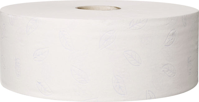 TORK Jumbo Premium Toilettenpapier 110273 – 2-lagig, Dekorprägung, 6 Rollen à 360 m