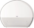 TORK Jumbo Toilettenpapierspender 554000 – Weiß, Abschließbar, mit Sichtfenster