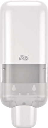 TORK Seifenspender 525 ml – Weißer Wandspender für Seife und Händedesinfektion