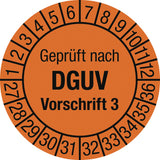 Mehrjahresprüfplakette Ø 30 mm 2025-2034 Folie 100 Stück von Moedel