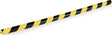DURABLE Eckschutz gelb/schwarz 1000 mm – Magnetisches PU-Schaum Profil Typ C25R