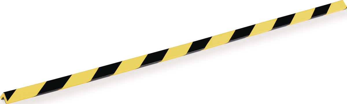 DURABLE Eckschutz gelb/schwarz 1000 mm – Magnetisches PU-Schaum Profil Typ C25R