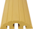 Dancop Schlauch- und Kabelbrücke 1200x210x65 mm Vollgummi gelb für Kabel bis Ø 40 mm