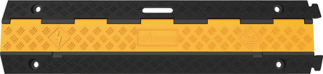 URBANUS Schlauch- und Kabelbrücke 980x240x45 mm Gummi schwarz/gelb 2 Kanäle
