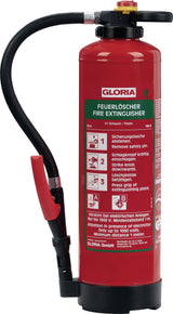 GLORIA Schaumfeuerlöscher 6 l Aufladegerät Brandklasse 34 A 144 B mit Wandhalter