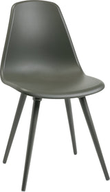 TOPSTAR Mehrzweckstuhl weiß mit Kunststoffbeinen – 2er-Set, stapelbar, ergonomische Sitzschale