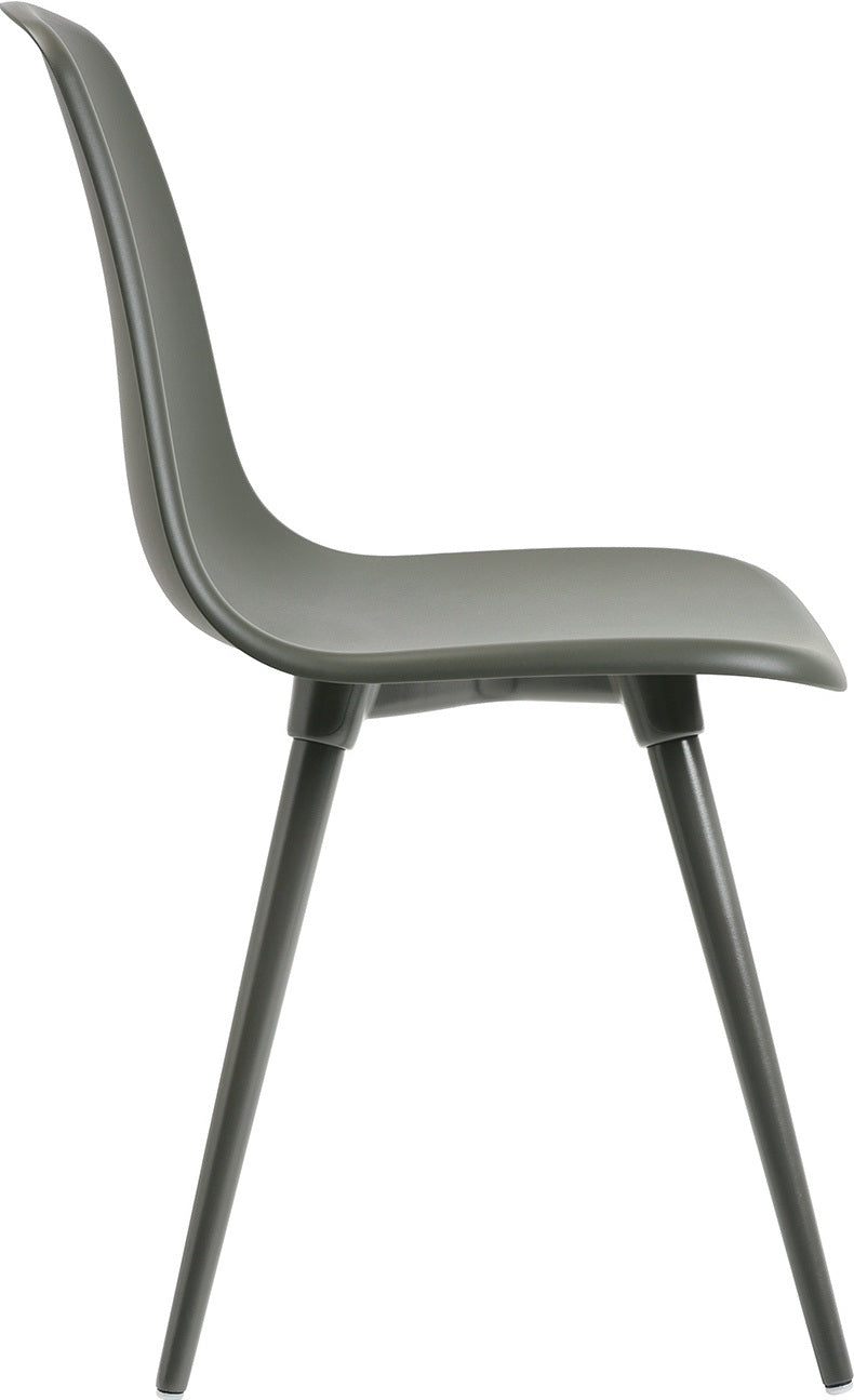 TOPSTAR Mehrzweckstuhl weiß mit Kunststoffbeinen – 2er-Set, stapelbar, ergonomische Sitzschale