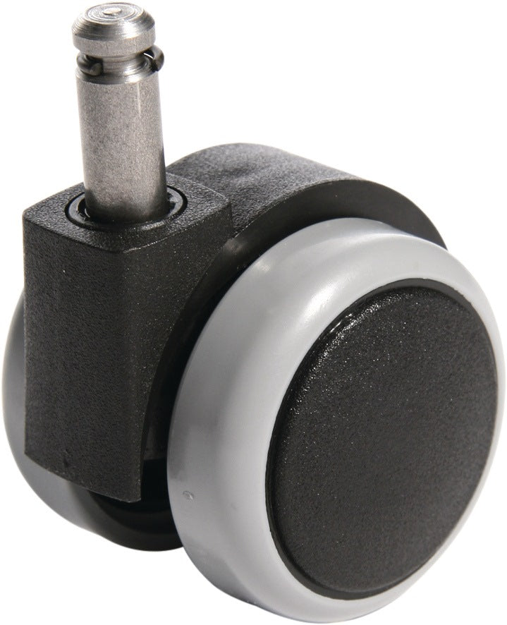 TOPSTAR Sicherheits-Doppelrollen für harte Böden, Ø 55 mm, Stift 25 mm, 5er-Set