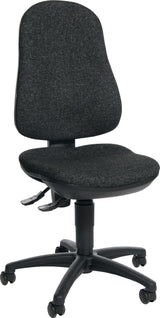 TOPSTAR Bürodrehstuhl mit Permanentkontakt – schwarz, 420–550 mm, Tragfähigkeit 110 kg
