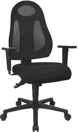 TOPSTAR Bürodrehstuhl mit Synchrontechnik schwarz, ohne Armlehnen, 420-530 mm