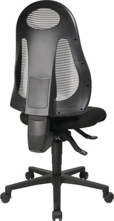 TOPSTAR Bürodrehstuhl mit Synchrontechnik schwarz, ohne Armlehnen, 420-530 mm