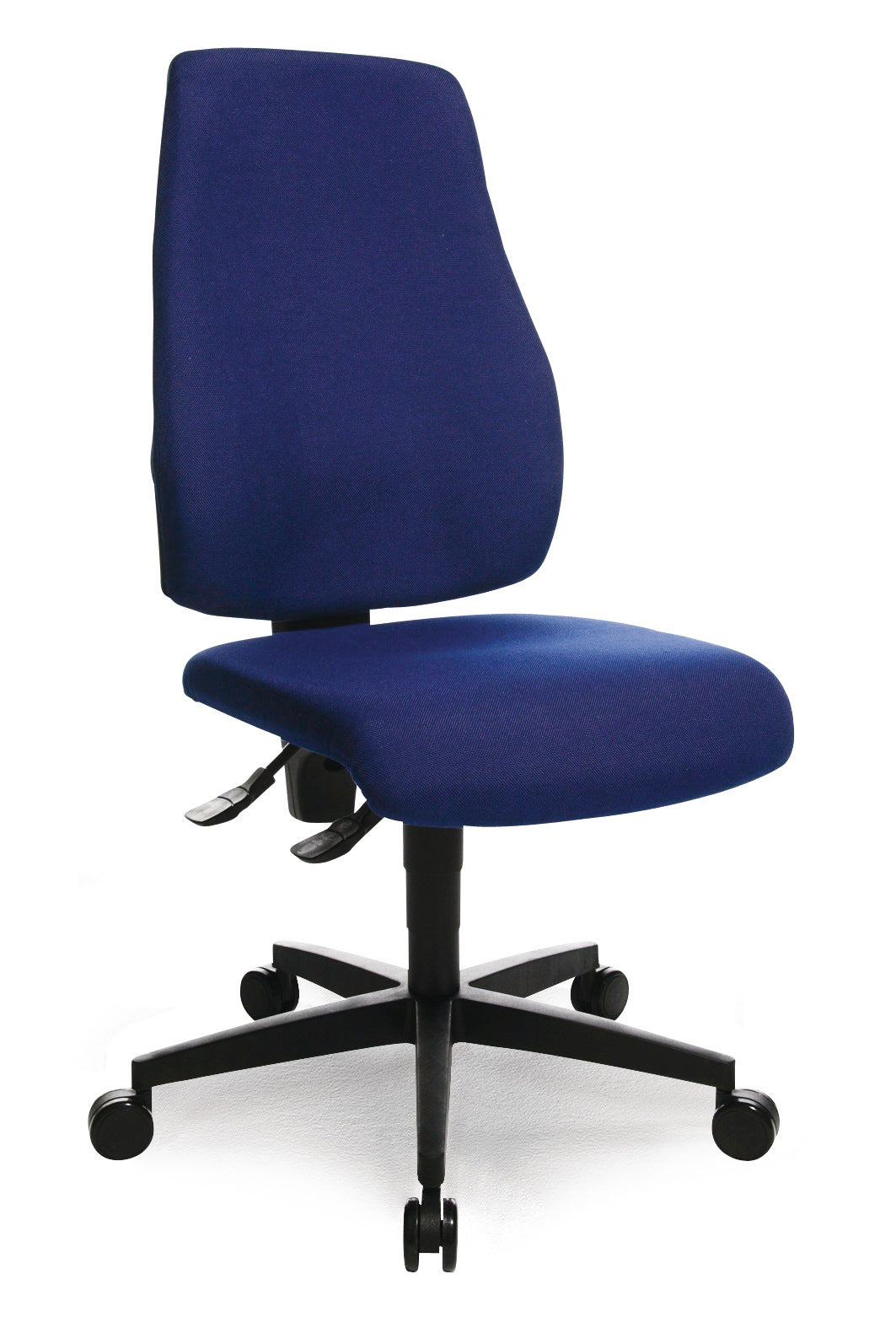 TOPSTAR Bürodrehstuhl mit Permanentkontakt royalblau 420-550 mm ohne Armlehnen, 110 kg