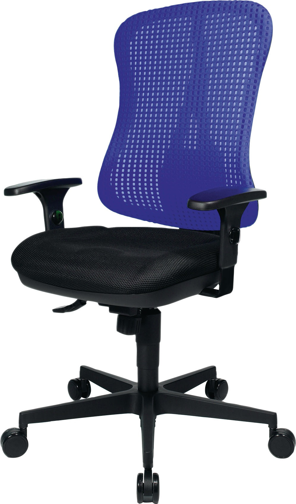 TOPSTAR Bürodrehstuhl Head Point SY mit Synchronmechanik, Armlehnen, 110 kg – Schwarz
