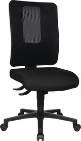 TOPSTAR Bürodrehstuhl mit Synchrontechnik – Netzrücken, 110 kg, schwarz